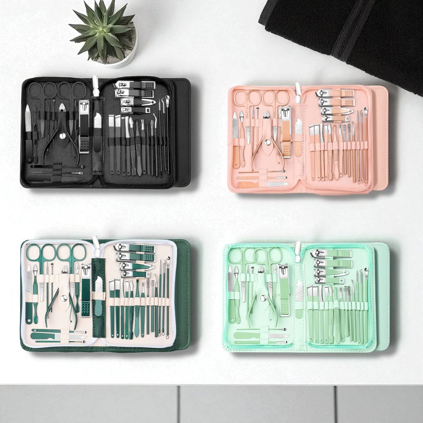 30pc Stainless Steel Manicure & Pedicure Kit