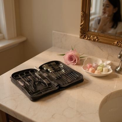 30pc Stainless Steel Manicure & Pedicure Kit