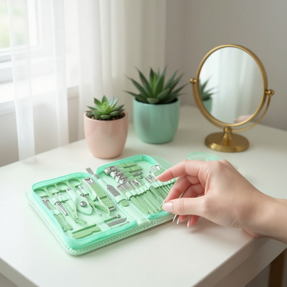 30pc Stainless Steel Manicure & Pedicure Kit